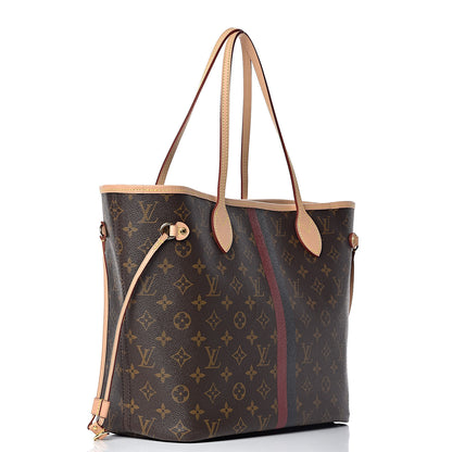 Louis Vuitton Monogram My LV Heritage Neverfull MM Bordeaux Black 4 of 11
