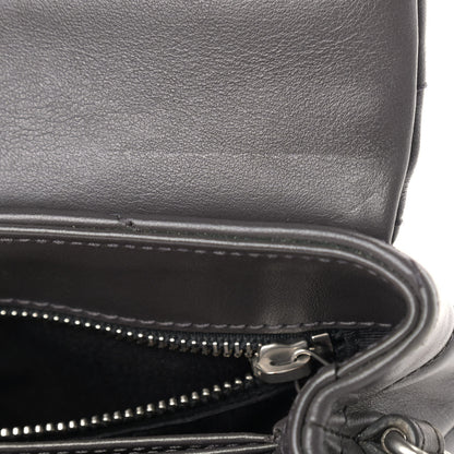 Saint Laurent Calfskin Y Quilted Monogram Toy Loulou Crossbody Bag Earth 10 of 11