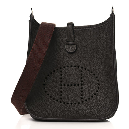 Hermes Taurillon Clemence Amazone Evelyne TPM Ebene Havane 1 of 10