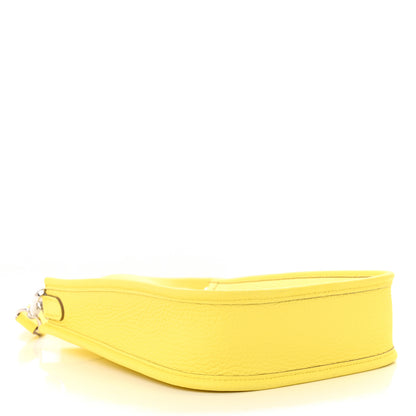 Hermes Taurillon Clemence Evelyne TPM Limoncello 4 of 11