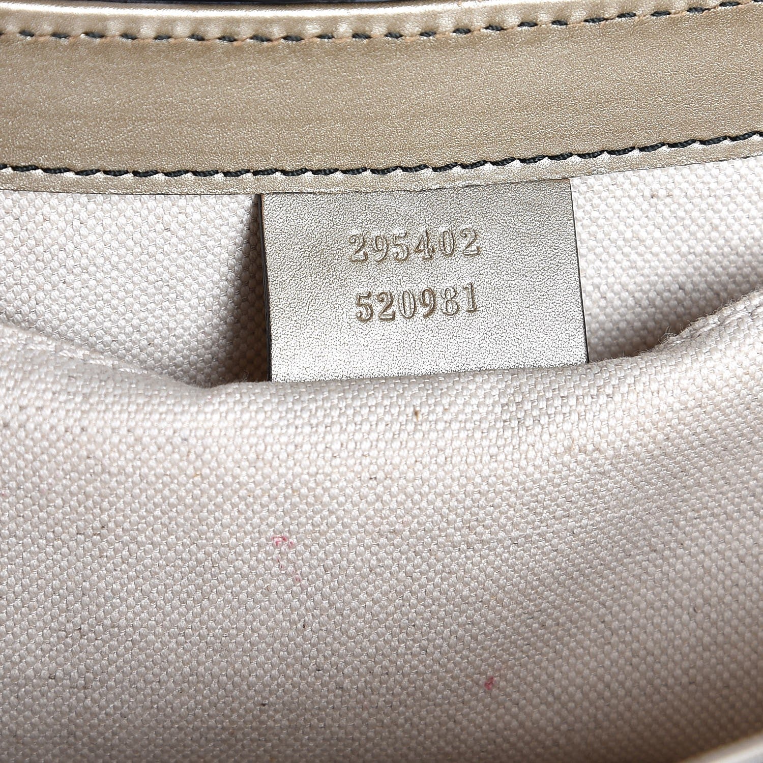 Gucci Guccissima Medium Emily Chain Shoulder Bag Gold 7 of 8