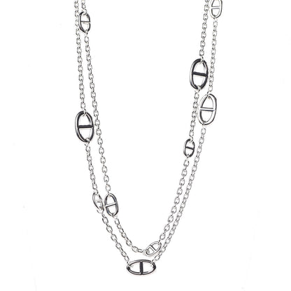 Hermes Sterling Silver Farandole Necklace 120 1 of 7