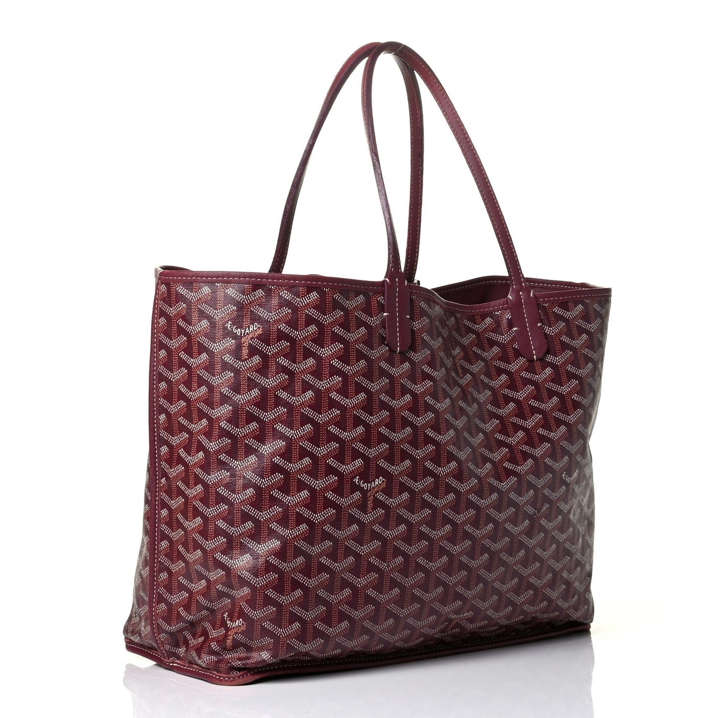 Goyardine Reversible Anjou PM Burgundy