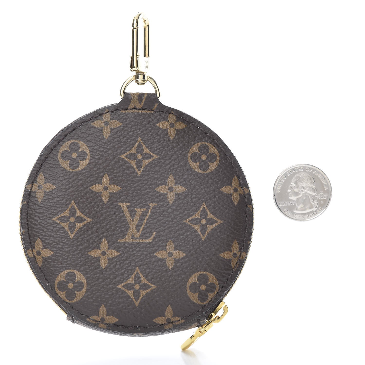 Louis Vuitton Monogram Multi Pochette Accessories Round Coin Purse 2 of 7