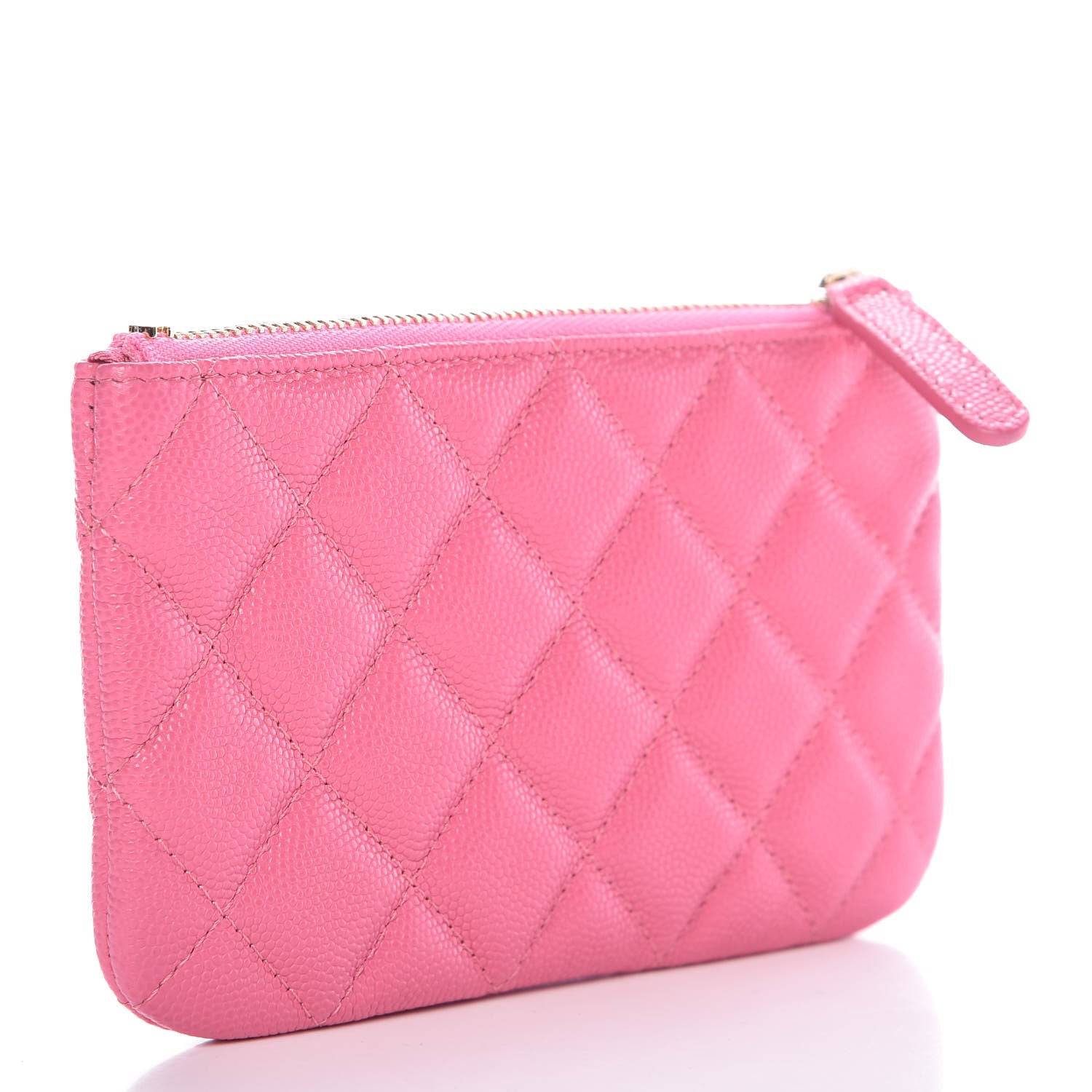 Chanel Caviar Quilted Small Cosmetic Case Pink 3 of 8