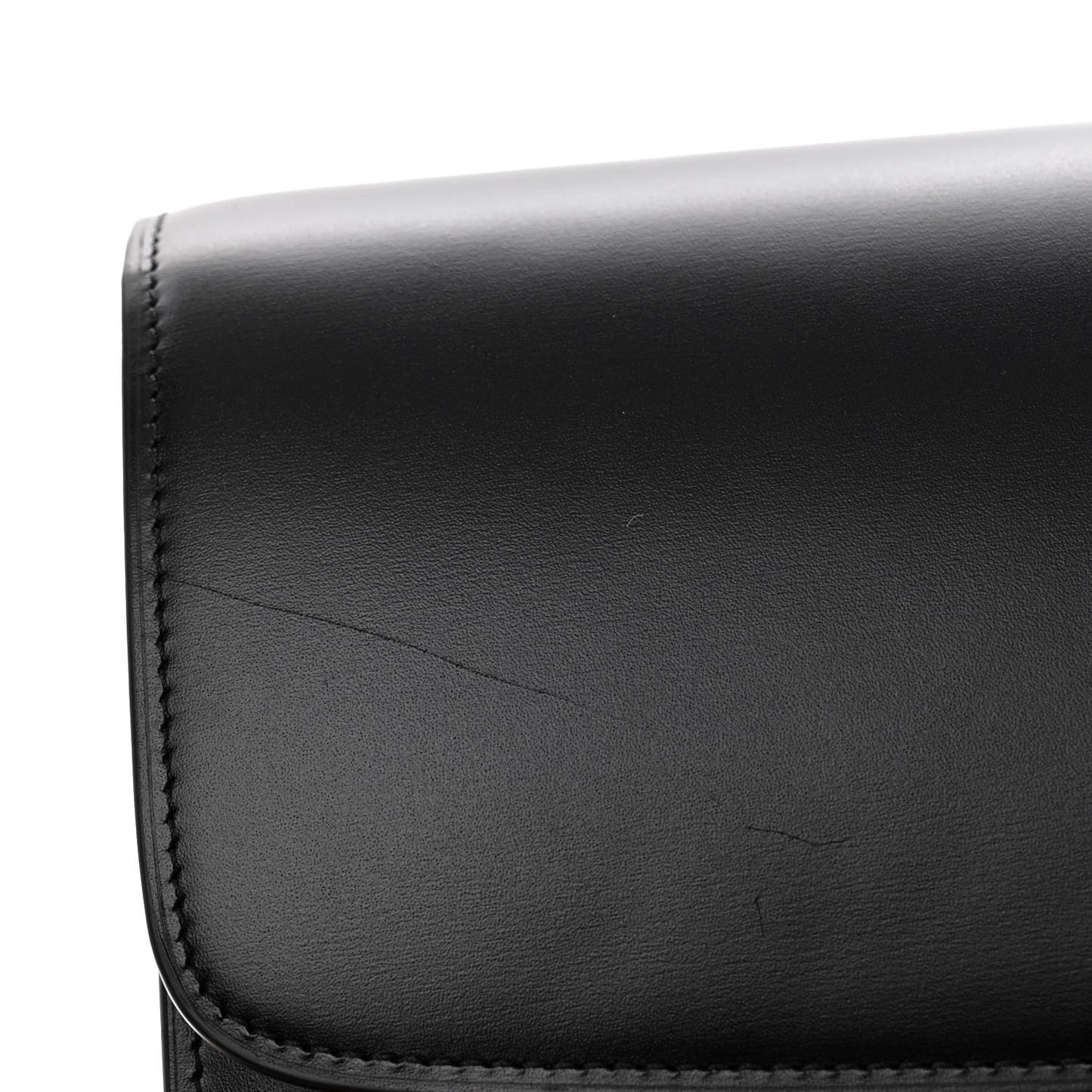 Box Calfskin Medium Classic Box Flap Bag Black