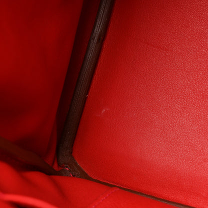 Hermes Swift Birkin 25 Vermillion 10 of 15