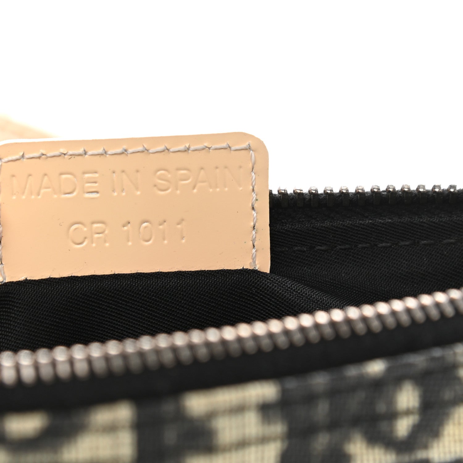 Christian Dior Monogram Mini Saddle Pochette White Blue 7 of 15