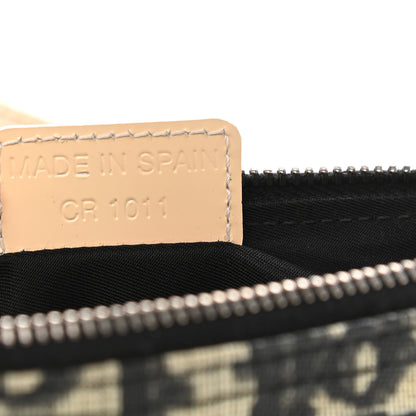 Christian Dior Monogram Mini Saddle Pochette White Blue 7 of 15