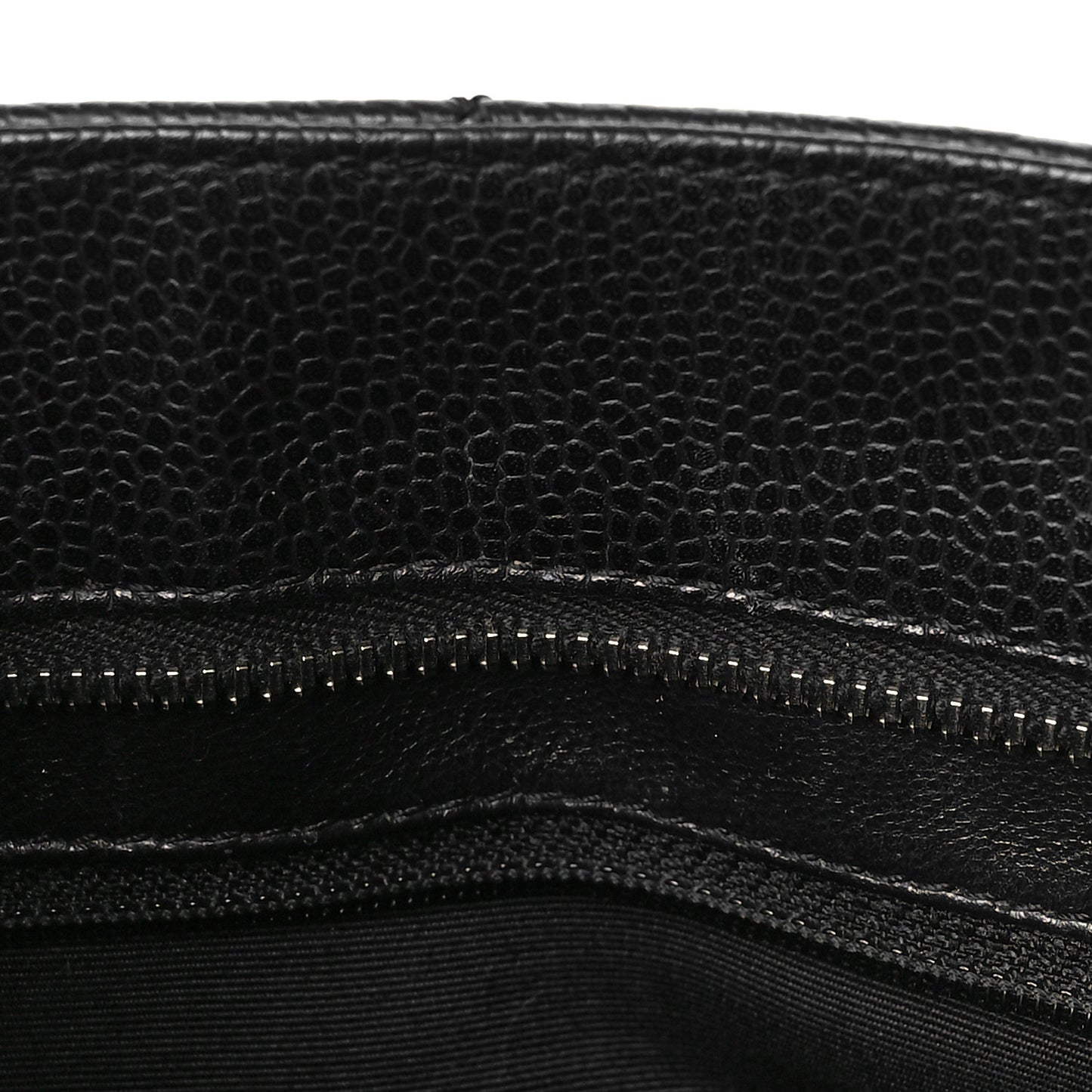 Caviar Quilted Medallion Tote Black