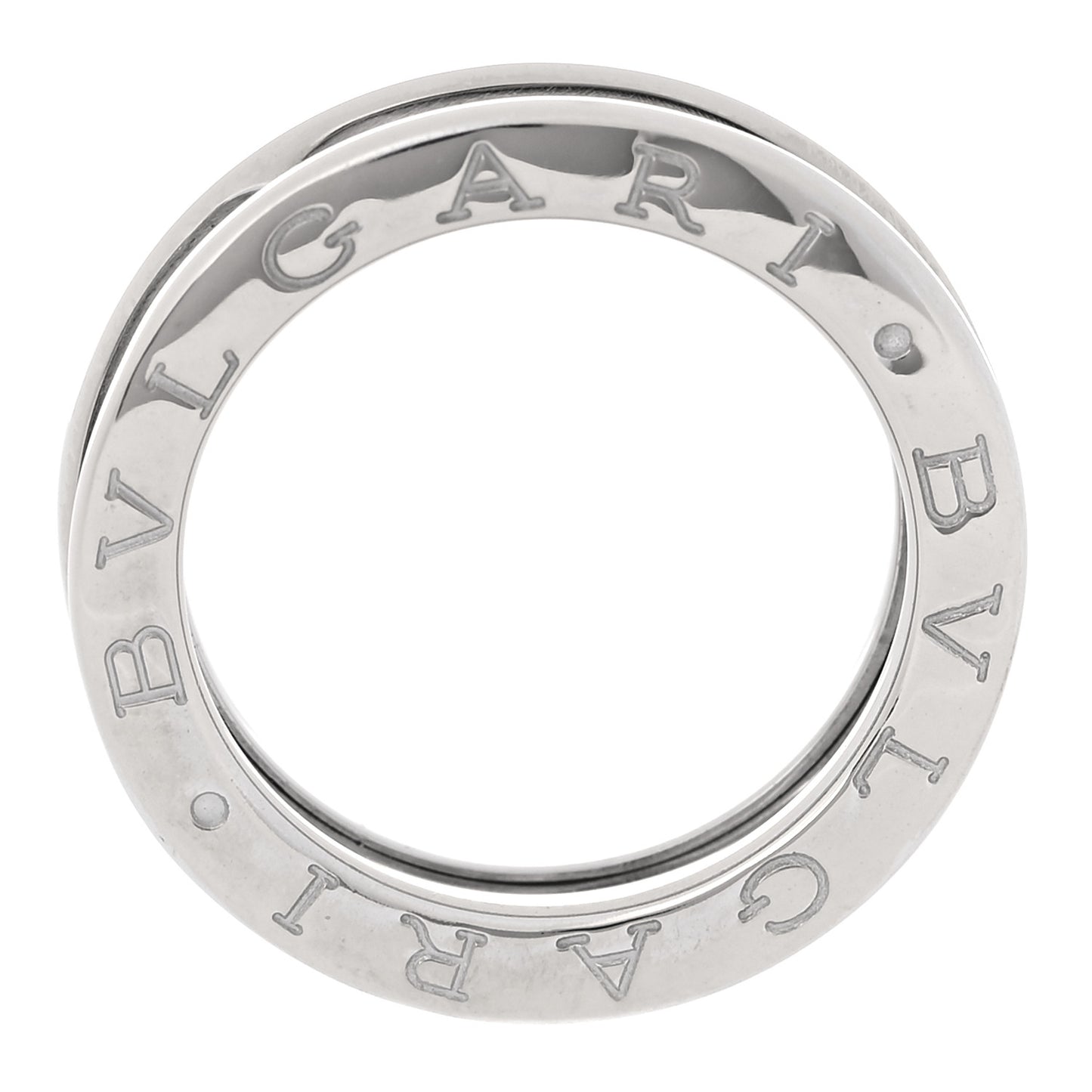 18K White Gold B.Zero1 One-Band Ring 48 4.5