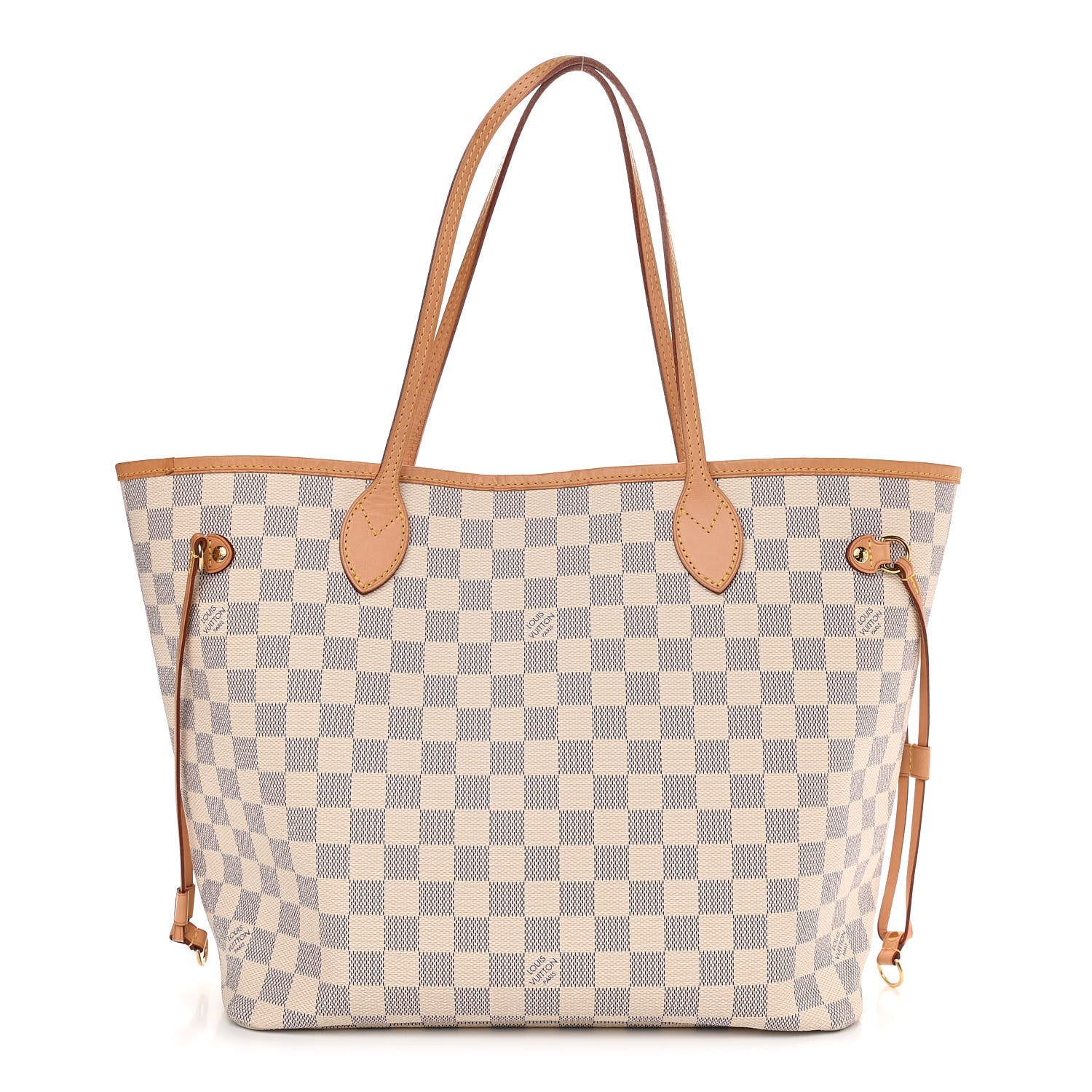 Louis Vuitton Damier Azur Neo Neverfull MM Rose Ballerine 1 of 13