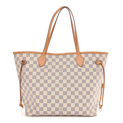 Louis Vuitton Damier Azur Neo Neverfull MM Rose Ballerine 1 of 13