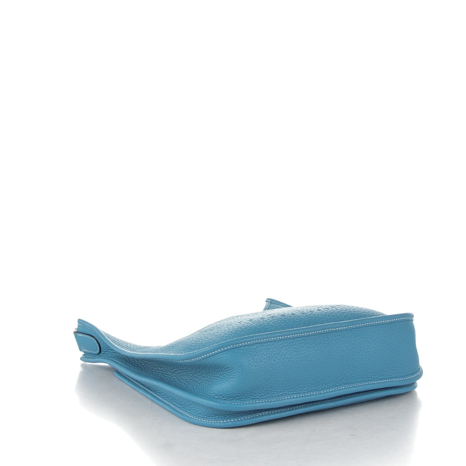 Hermes Taurillon Clemence Evelyne III PM Blue Jean 4 of 8
