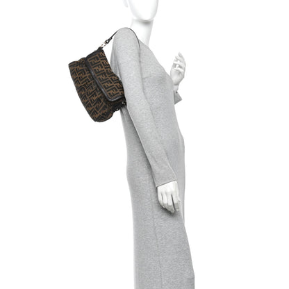 Fendi Zucca Small Chef Shoulder Bag Tobacco 2 of 11