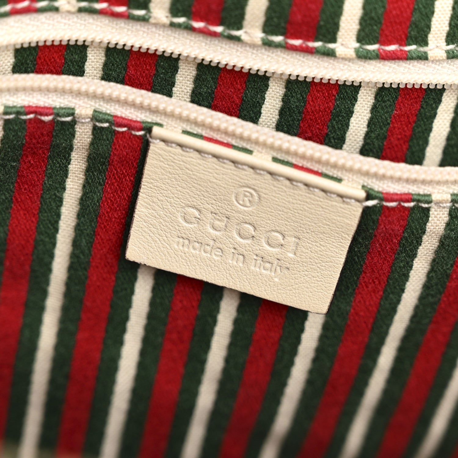 Gucci Monogram Medium New Britt Hobo Tote Off White 6 of 15
