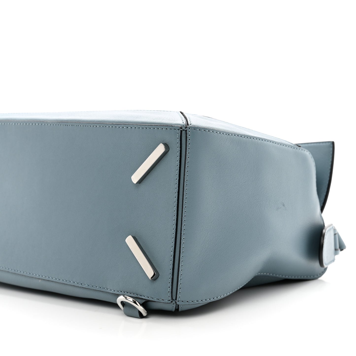 Calfskin Medium Puzzle Bag Stone Blue