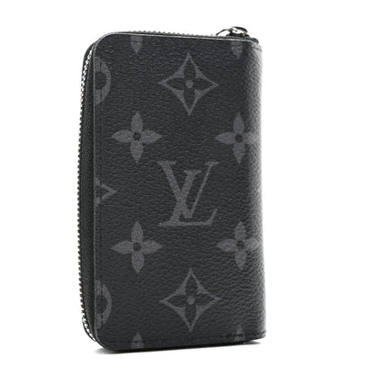 Louis Vuitton Monogram Eclipse Zippy Coin Purse Vertical 3 of 6