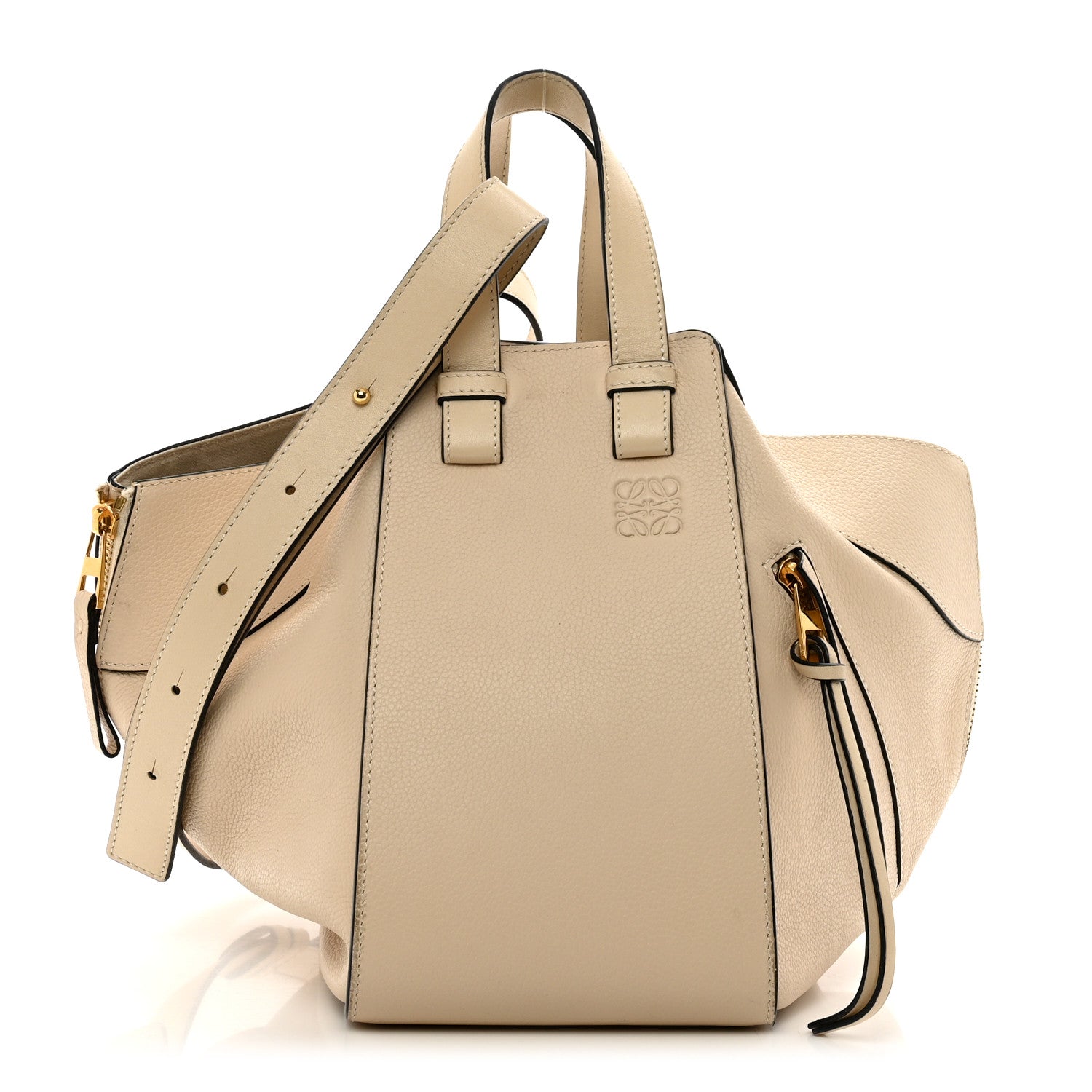 Loewe Grained Calfskin Small Hammock Shoulder Bag Sand 1 of 9