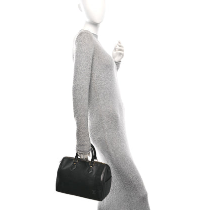 Louis Vuitton Epi Speedy 25 Black 2 of 13