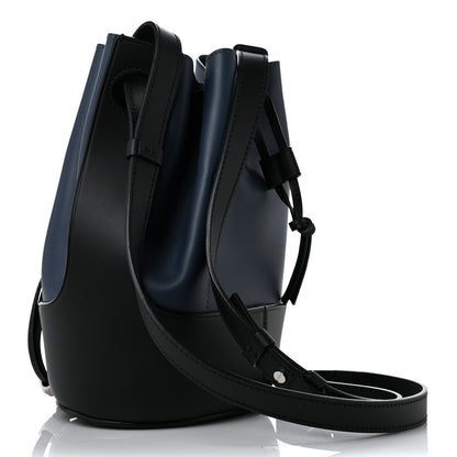 Loewe Calfskin Small Balloon Bucket Bag Indigo Dye Black 3 of 8