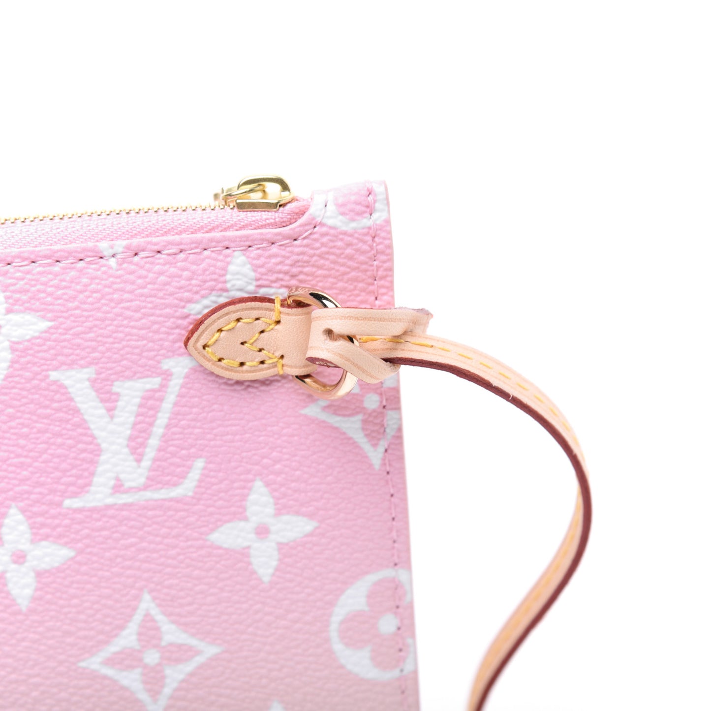Monogram By The Pool Neverfull MM Pochette Light Pink