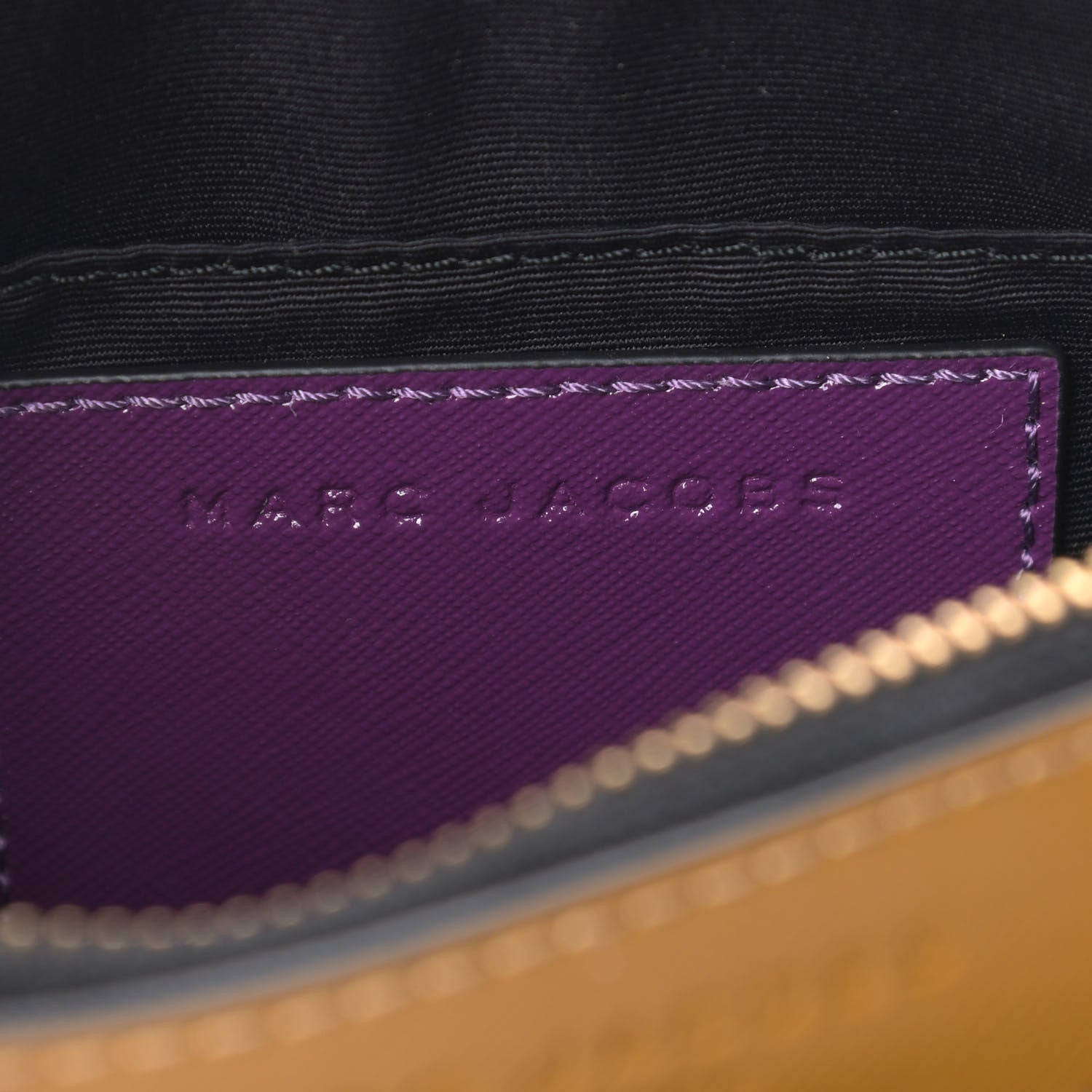 Marc Jacobs Saffino Small Snapshot Camera Bag Purple Gold 7 of 10