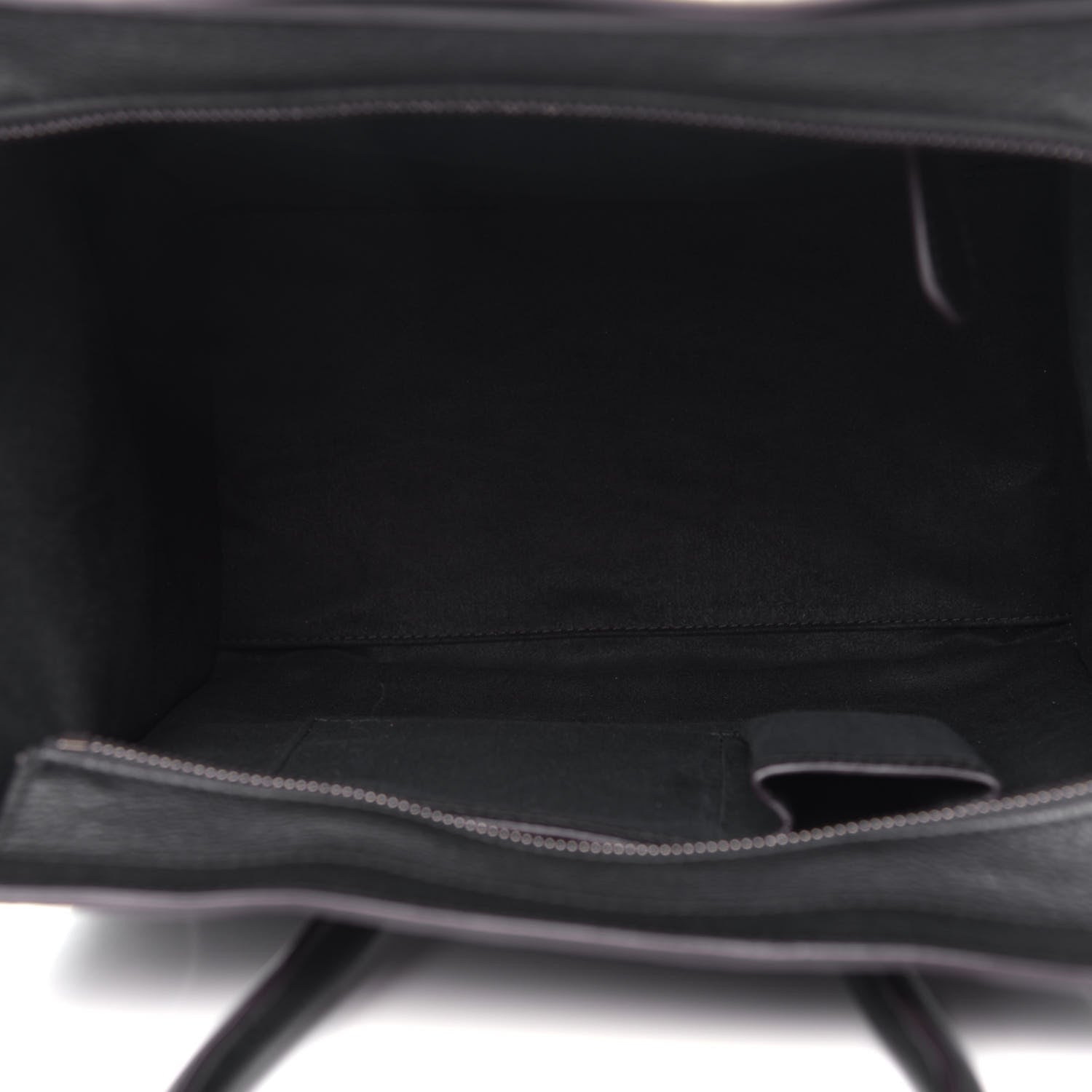 Celine Drummed Calfskin Mini Luggage Black 5 of 9