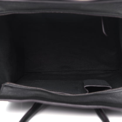 Celine Drummed Calfskin Mini Luggage Black 5 of 9