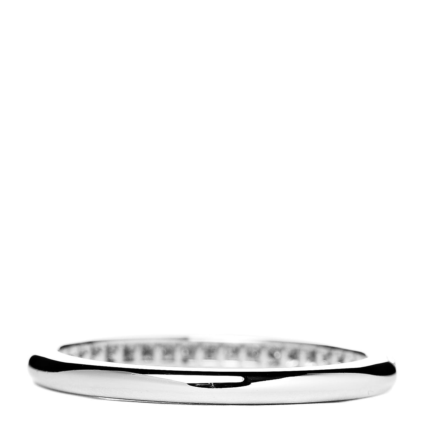 Platinum Diamond .18ctw Half Circle Soleste Band Ring 57 8