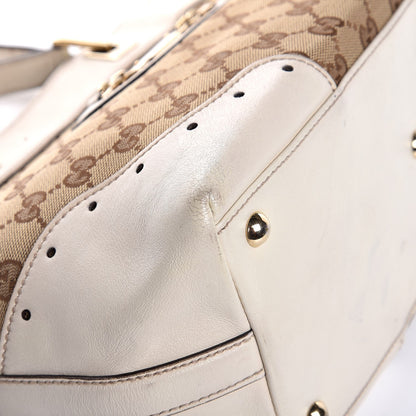 Gucci Monogram Large Punch Tote Off White 8 of 12