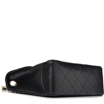 Chanel Lambskin Quilted Mini Square Flap Black 9 of 10