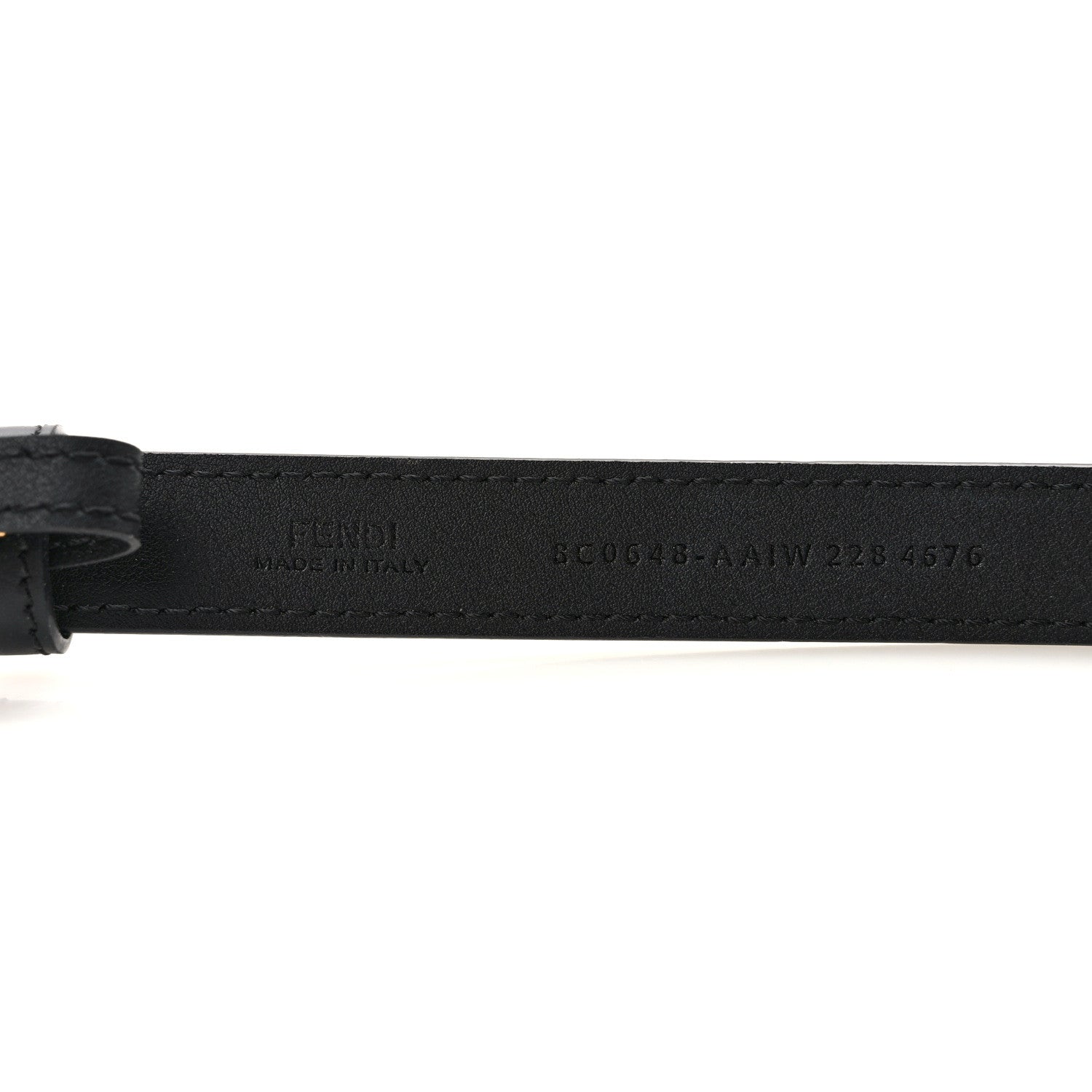 Fendi Vitello King FF 2CM Belt 80 32 Black 3 of 6