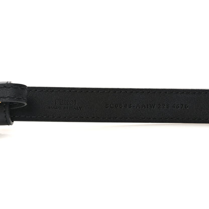 Fendi Vitello King FF 2CM Belt 80 32 Black 3 of 6