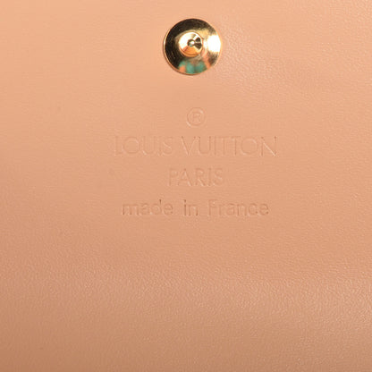Louis Vuitton Monogram Multicolor Porte-Monnaie Plat Coin Purse White 6 of 7