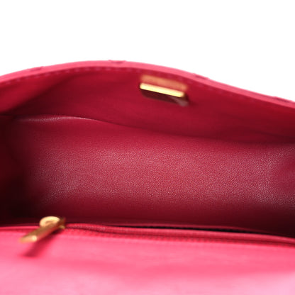 Chanel Aged Calfskin Quilted 2.55 Reissue Mini Flap Fuchsia 5 of 10