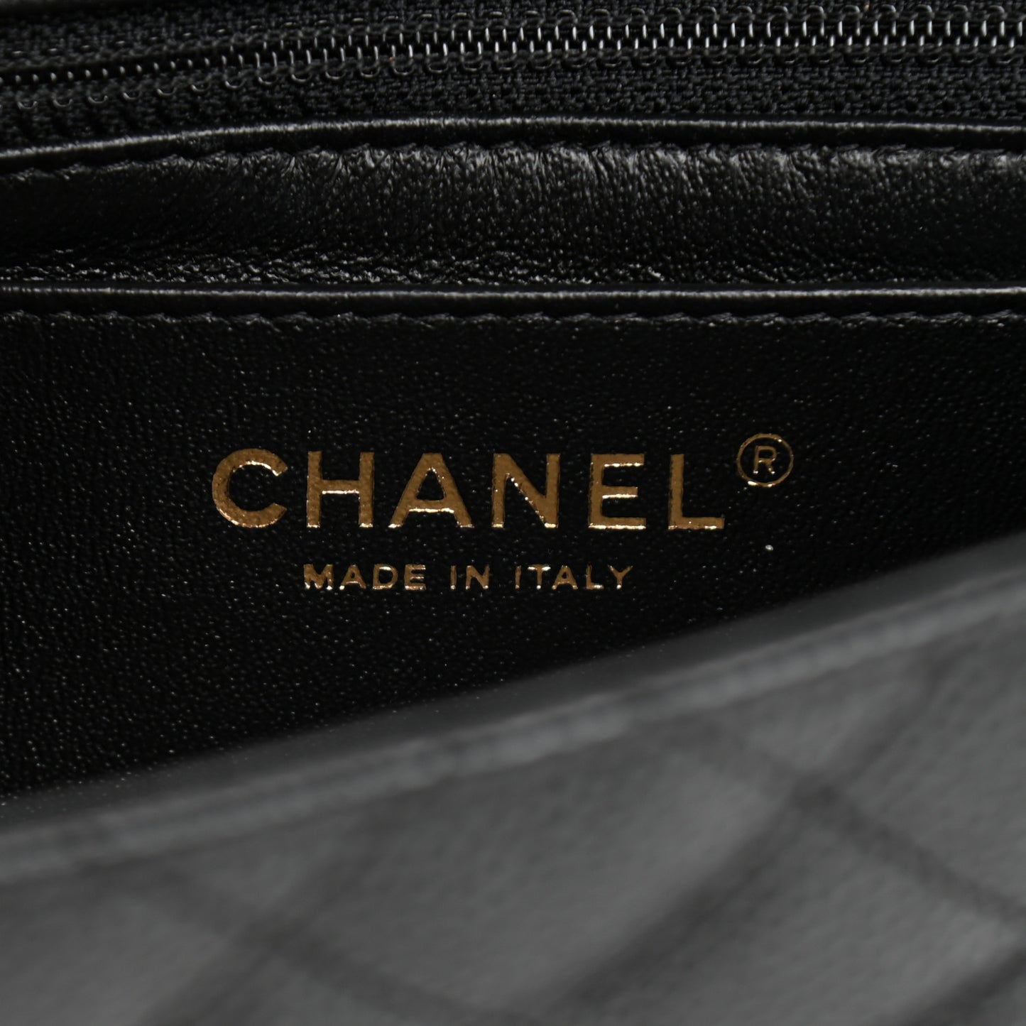 Caviar Quilted Mini Square Flap Black