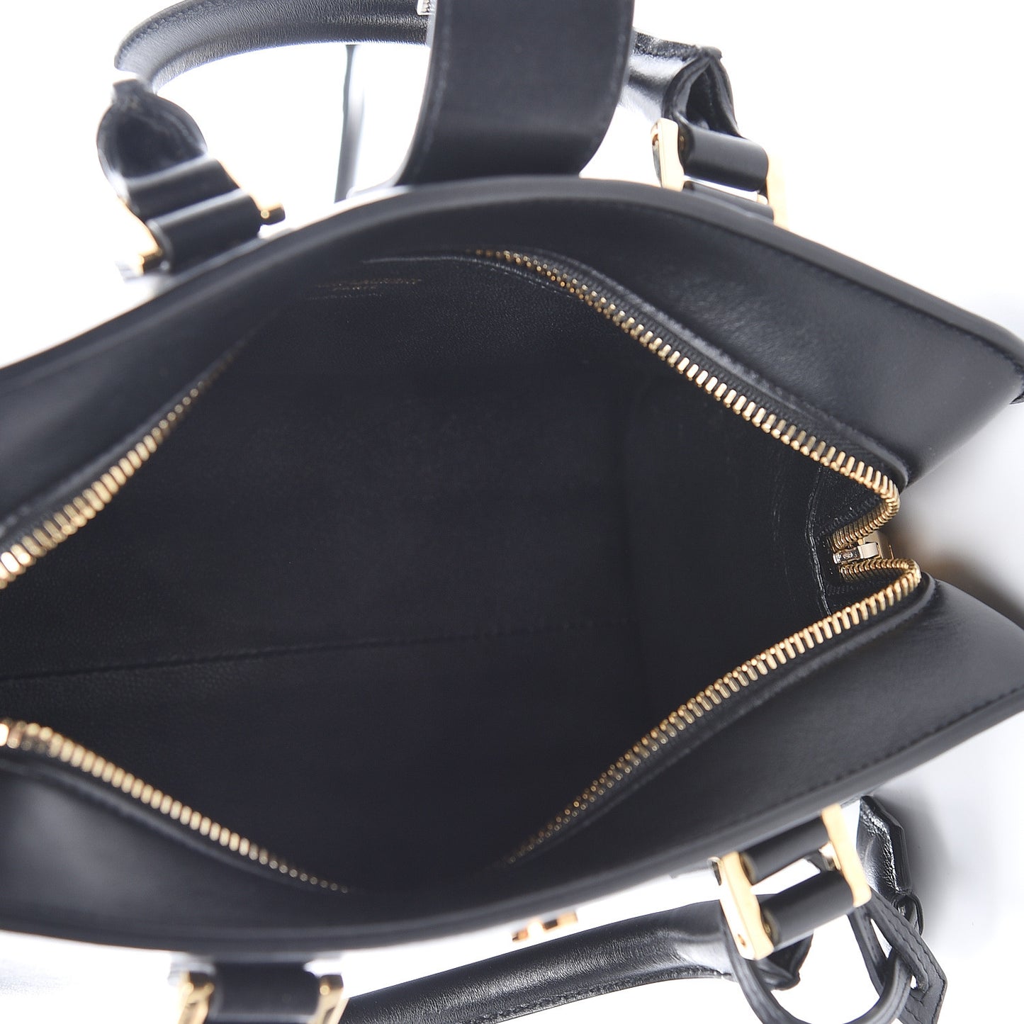 Calfskin Monogram Baby Cabas Black