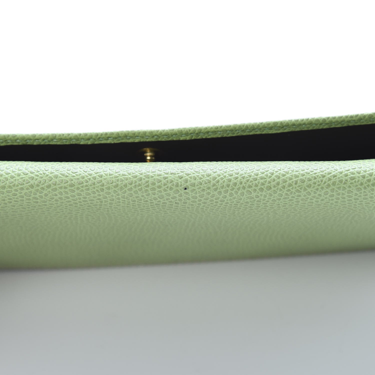 Loewe Grained Calfskin Continental Wallet Green 7 of 9