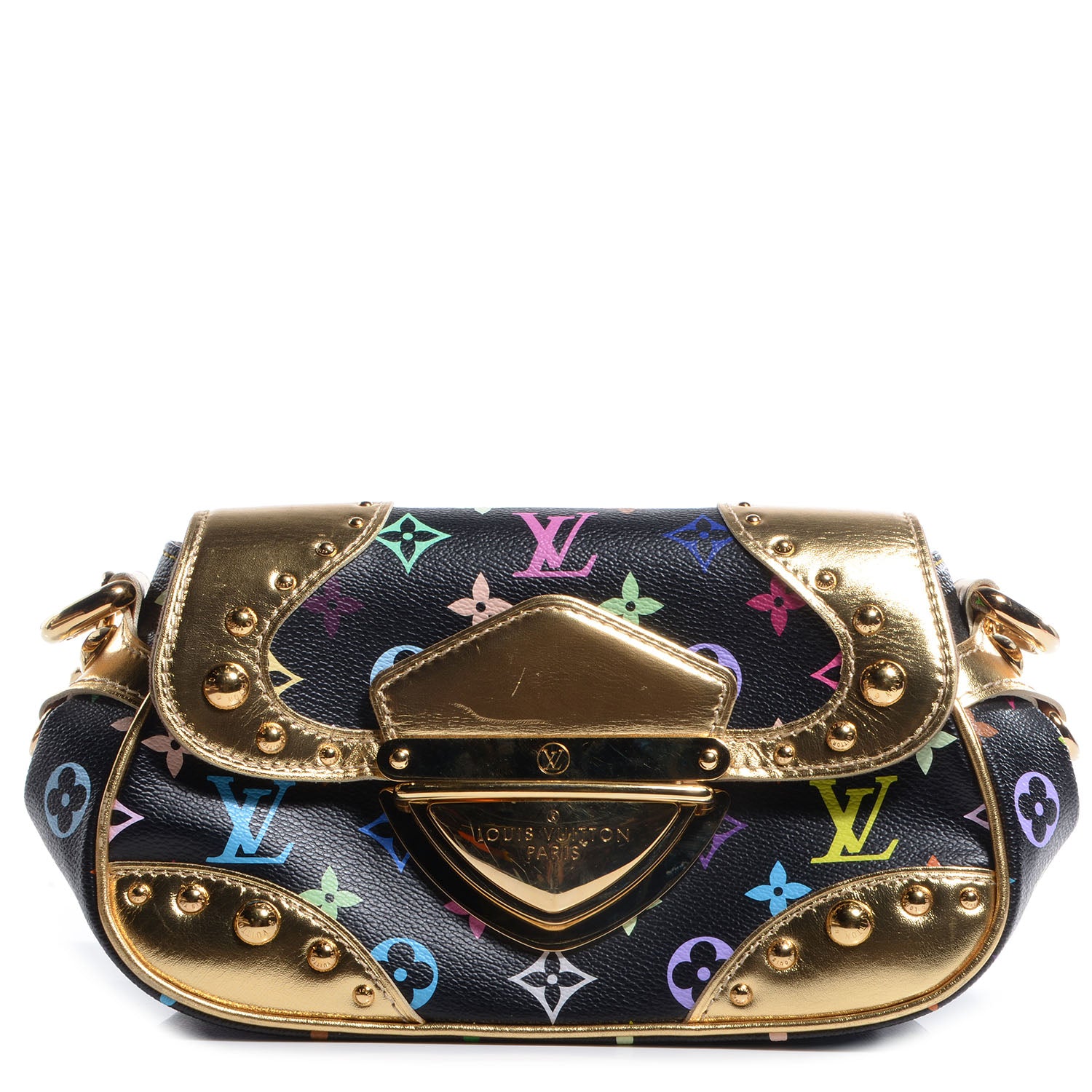 Louis Vuitton Monogram Multicolor Marilyn Black Gold 1 of 8