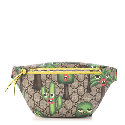 Gucci GG Supreme Monogram Smiling Plants Childrens Belt Bag Multicolor 1 of 10