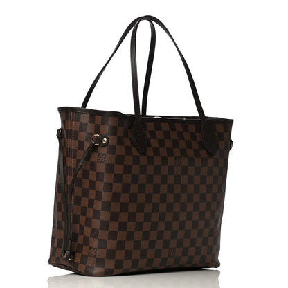 Louis Vuitton Damier Ebene Neo Neverfull MM Rose Ballerine 4 of 8