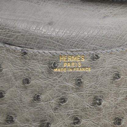 Hermes Ostrich Mini Agenda Cover w Notebook 5 of 6