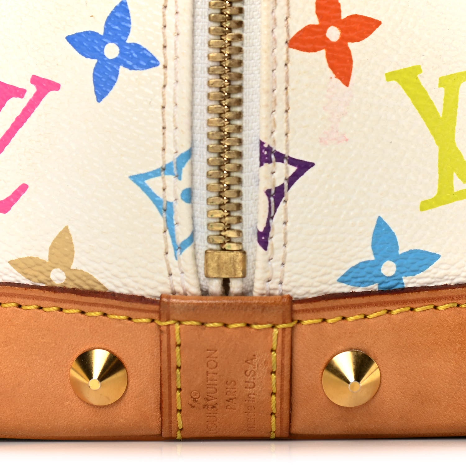 Louis Vuitton Monogram Multicolor Alma White 7 of 21