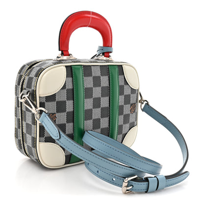 Louis Vuitton Damier Valisette BB Black White 3 of 11
