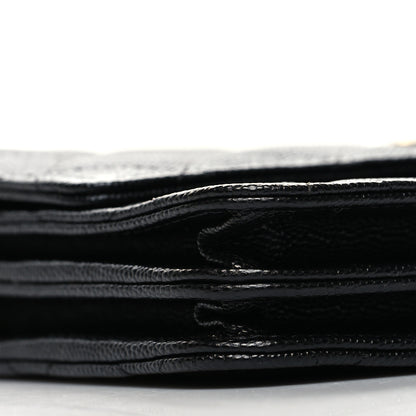 Chanel Caviar Quilted Square Wallet On Chain WOC Black 10 of 11