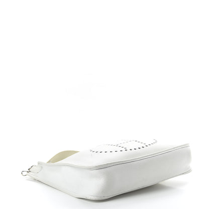 Hermes Taurillon Clemence Evelyne GM White 4 of 15
