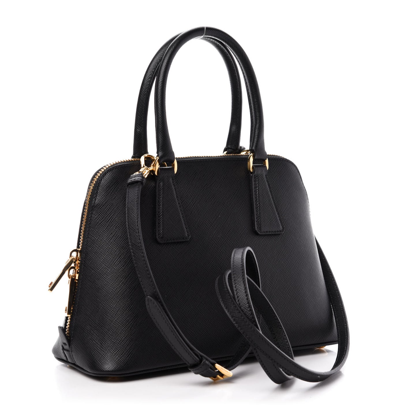 Saffiano Lux Small Promenade Tote Black