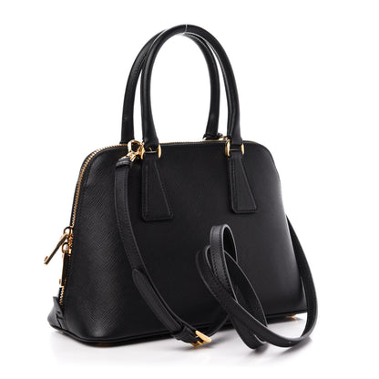 Prada Saffiano Lux Small Promenade Tote Black 3 of 11