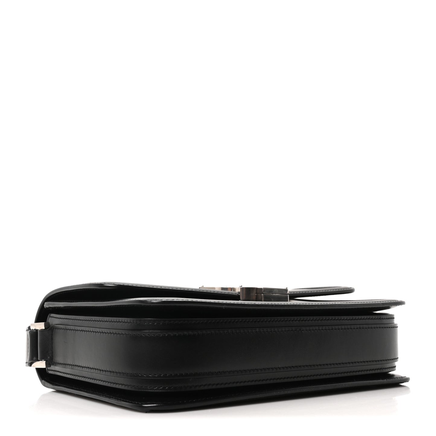 Box Calfskin Monogram Medium Solferino Satchel Black